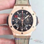 HB Factory Hublot Big Bang Red Dot Band Limited Edition Rose Gold Titanium Case 44 MM Copy HUB4100 Watch